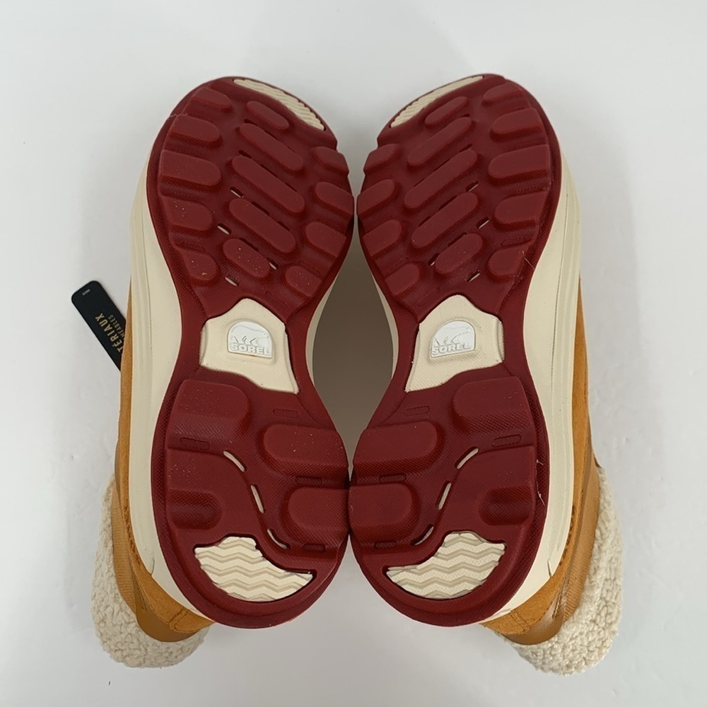 Sorel x Calia Out n About ONA mid sneaker boots winter waterproof Gold new 9.5 - Picture 7 of 7